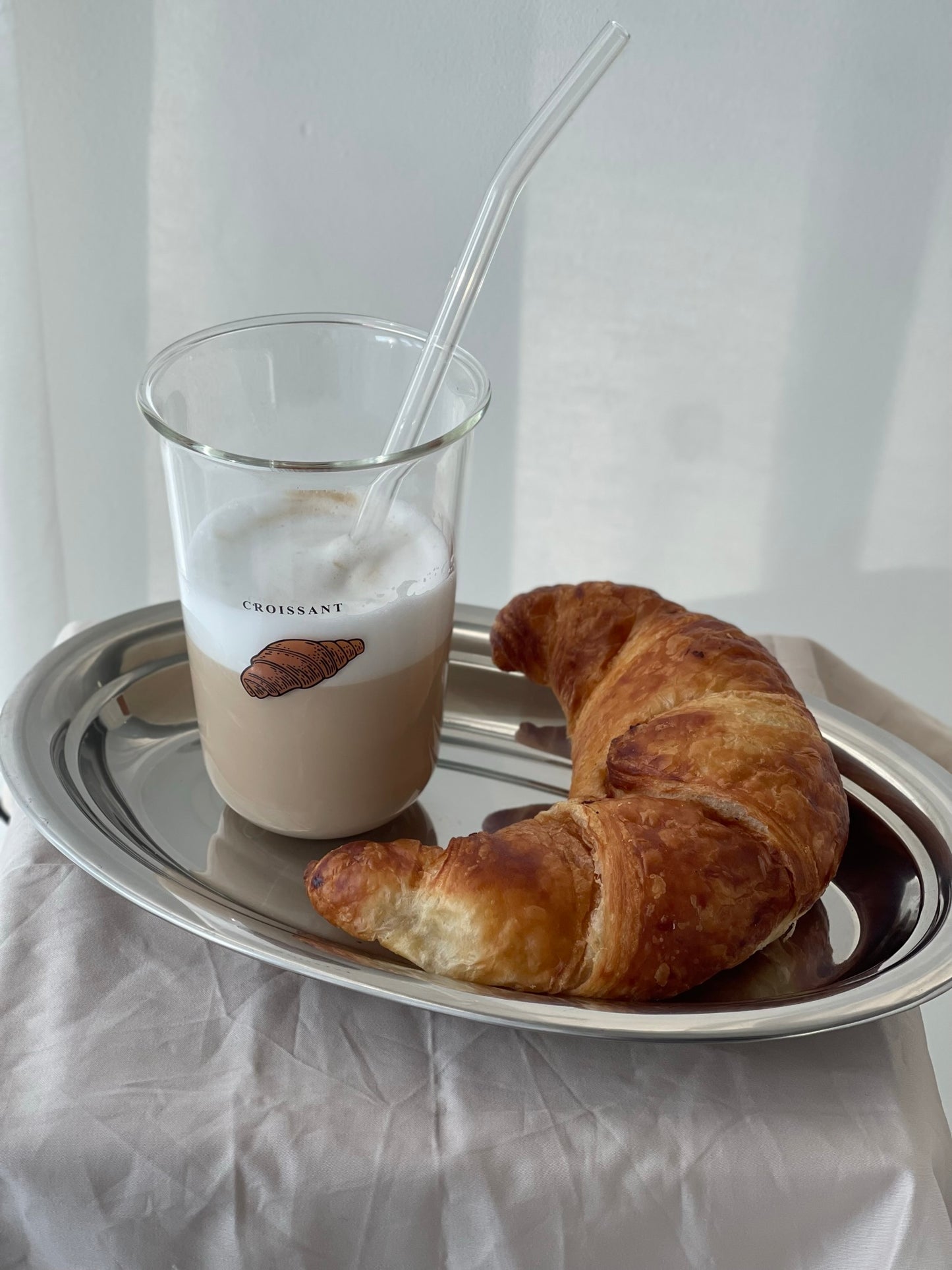 CAFE AU CROISSANT GLASS